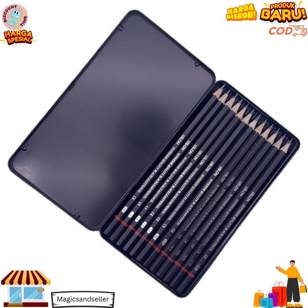

12 Pcs Pensil Gambar Sketsa Set Lengkap 2H H F B Hb 2B 3B 4B 5B 6B 7B 8B Charcoal Pencils Set D Promo Puncak