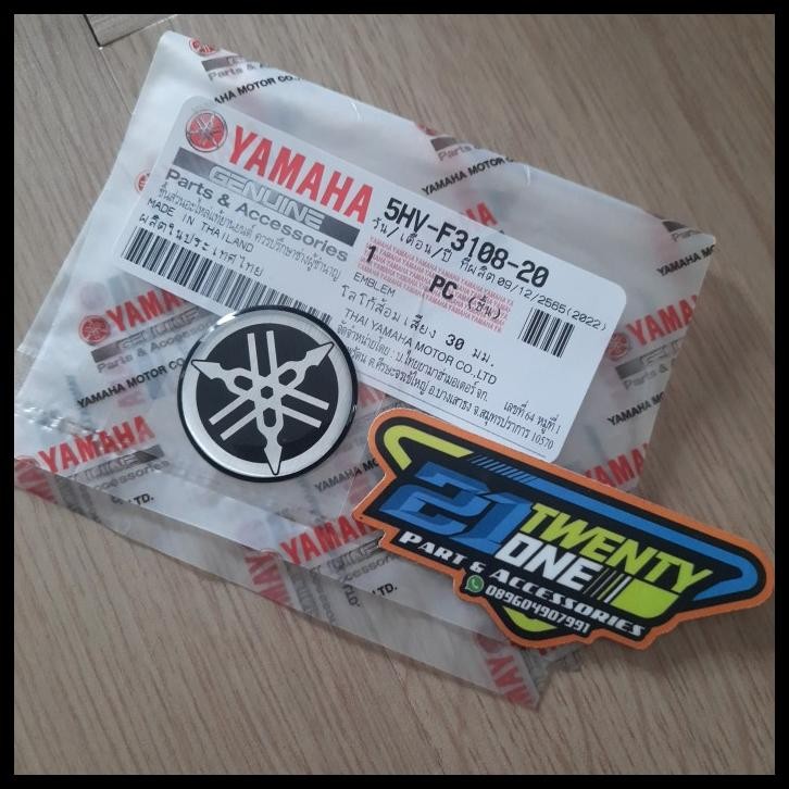 EMBLEM TAMENG LOGO YAMAHA MIO LAMA SPORTY SMILE ORIGINAL THAILAND