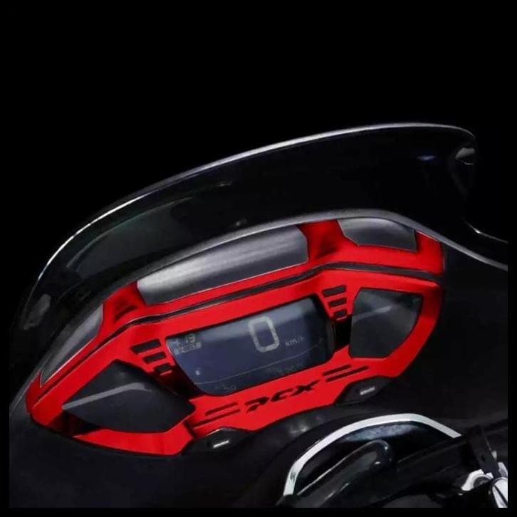 AKSESORIS MOTOR PCX 160 GARNISH SPEEDOMETER PCX 160 HIASAN SPEDOMETER PCX 160 BAHAN AKRILIK VARIASI 