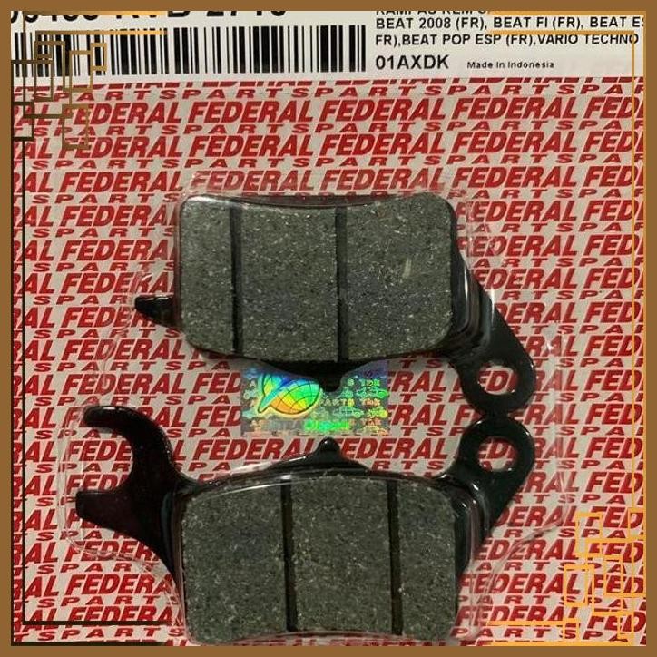 [OSS] BRAKE PAD KAMPAS REM DEPAN BEAT FI 06455-KVB FEDERAL