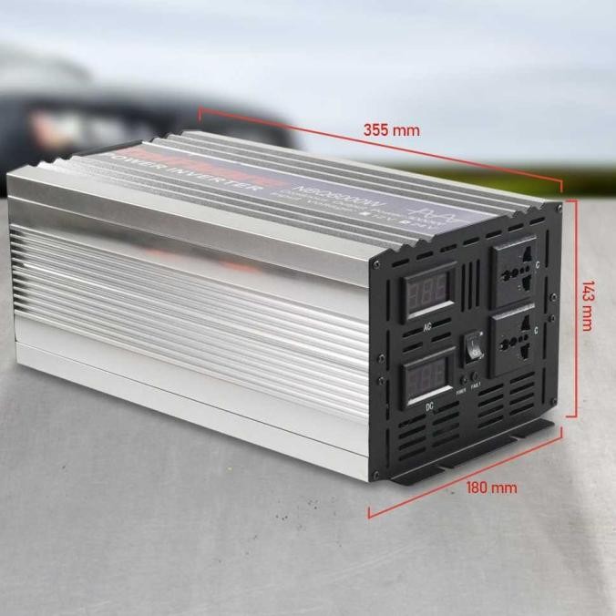 Murah Inverter 6000 Watt Pure Sine Wave Dc 24V To Ac 220V Shunyima