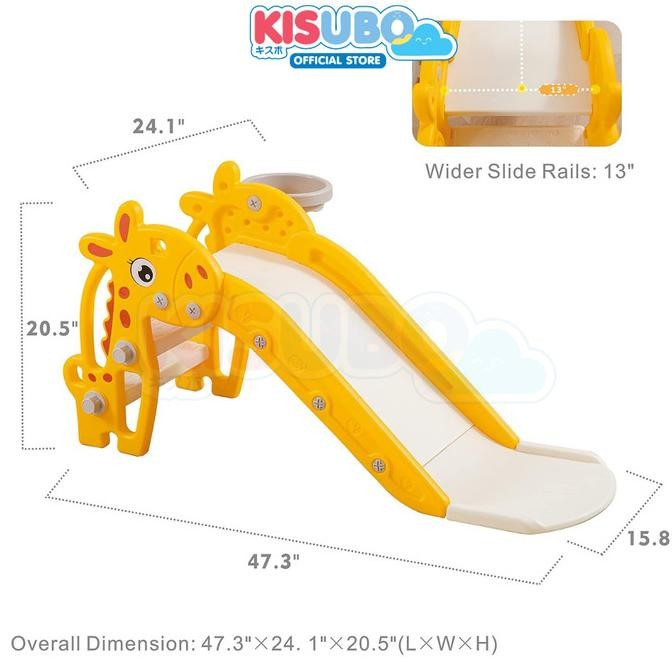 KISUBO Perosotan Anak Perosotan Karakter Hewan KISUBO