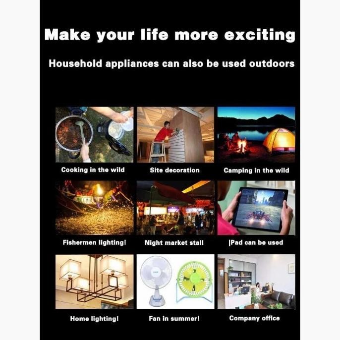 Promo Inverter 6000 Watt Pure Sine Wave Dc 12V To Ac 220V Taffware