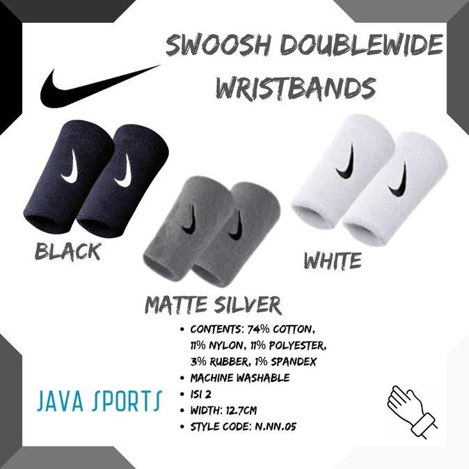 Wristband Nike Swoosh Doublewide Wristbands Original | 2 Pack Co