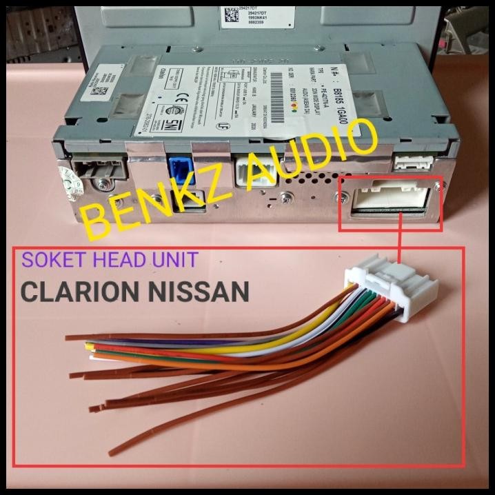 Kabel Soket Headunit Clarion Nissan Atau Datsun Male