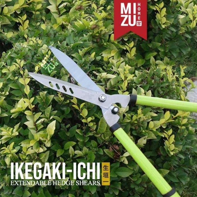 Sale Mizu Ikegaki-Ichi Hedge Shears Gunting Rumput Gunting Pagar Taman