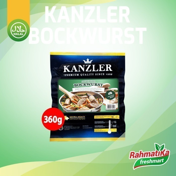 

Kanzler Sosis Sapi dan Ayam - Bockwurst 360 gram