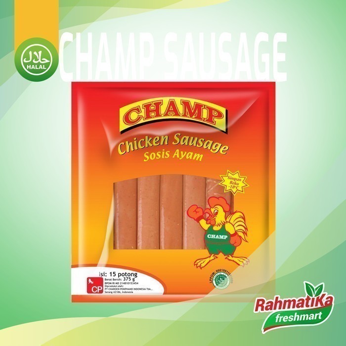 

Champ Chicken Sausage / Champ Sosis Ayam Isi 15 Pcs