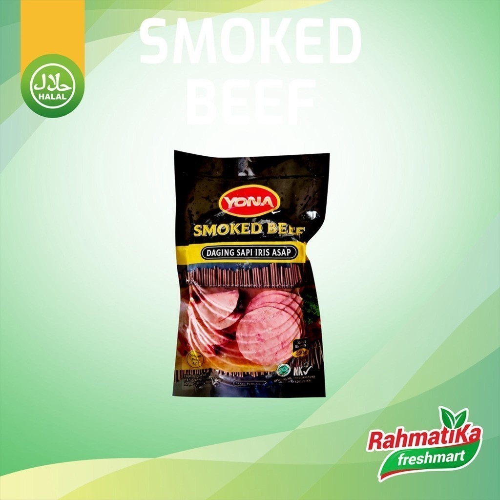

Yona Daging Sapi Iris Asap / Smoked Beef 250 gr (Frozen)