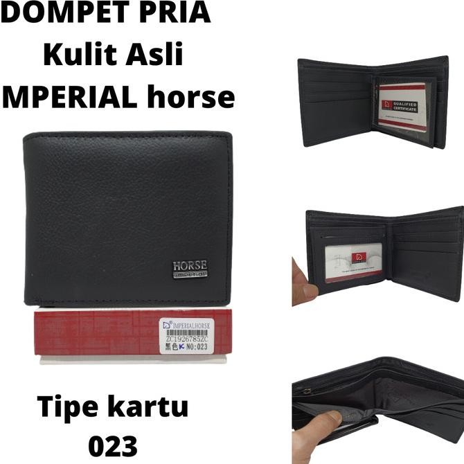 dompet pria dompet laki2 dompet kulit asli IMPERIAL HORSE pas