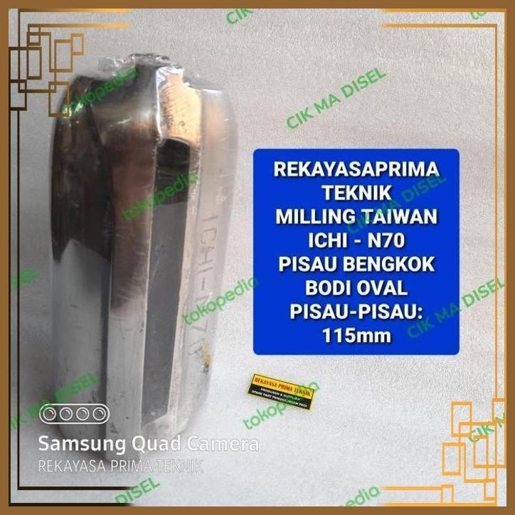 [RST] N70 MILLING KENTONGAN ALU GENTONG PISAU LURUS TAIWAN ICHI POLES N70