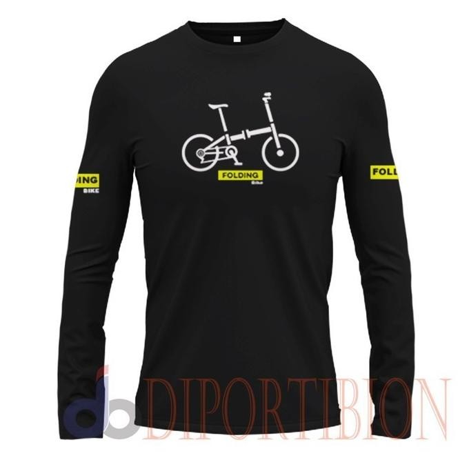 Murah Baju Kaos Sepeda Lengan Panjang Folding Bike - Gowes Gowes