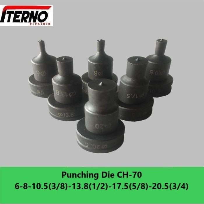 

Mata Punch Dies CH-70 Mata Pon 6mm 8mm 10.5mm 13.8mm 17.5mm 20.5mm