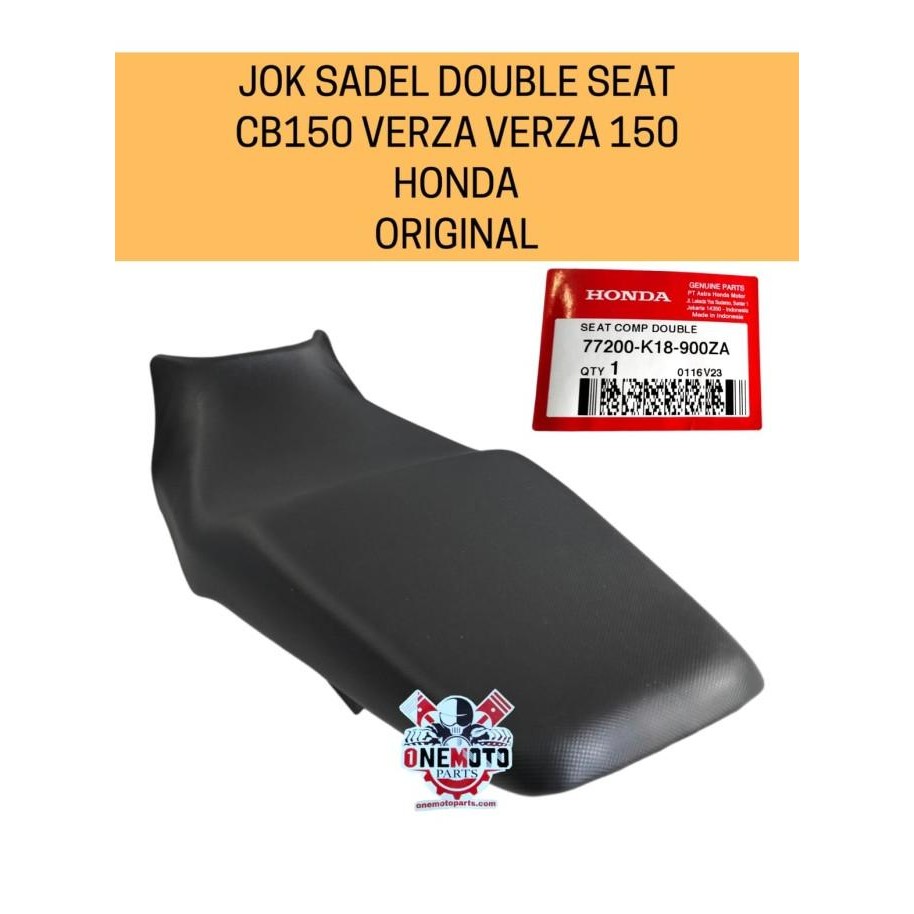 HARGA DISC - JOK SADEL DOUBLE SEAT CB150 VERZA VERZA 150 ORIGINAL77200-K18-900ZA