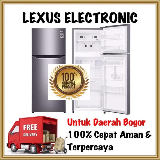 Murah LG GNB200SQBB KULKAS LG 2 PINTU INVERTER GN-B200SQBB B200SQ LG KULKAS Non COD