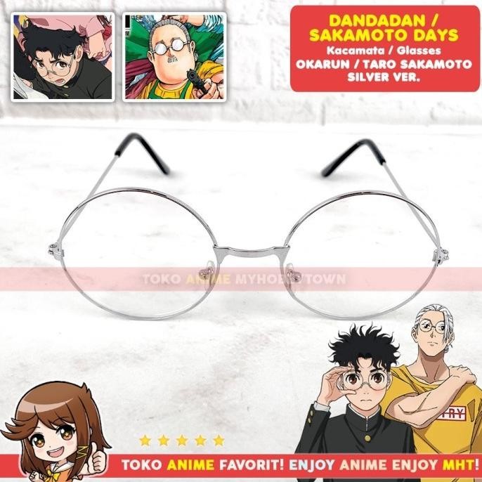 new  Kacamata Okarun Ken Takakura Anime Dandadan Kostum Cosplay Nobita Doraemon Glasses