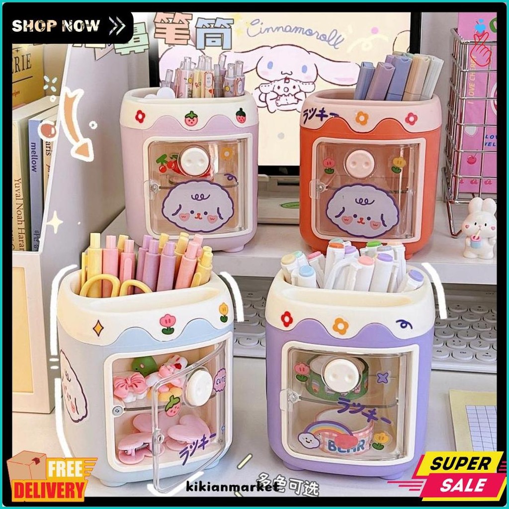 

Modis Multifungsi 2-Tier Laci Kotak Penyimpanan/Multifungsi Lucu Tempat Pena/Kantor Desktop Penyimpanan Pena Case St145 Flash Sale! Diskon Hingga 70%