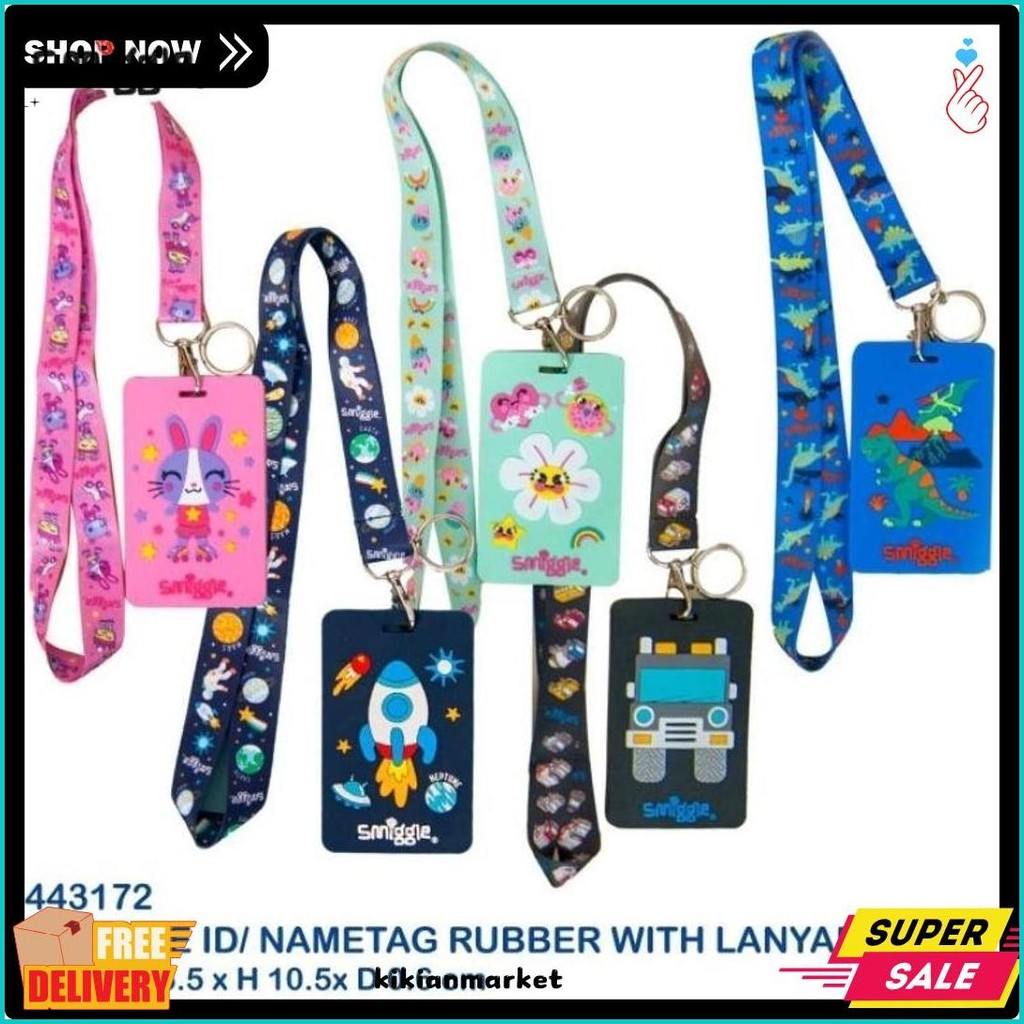 

Smiggle Bag Tag Card Holder Dengan Tali Lanyard Terlaris! Produk Ini Banyak Dicari