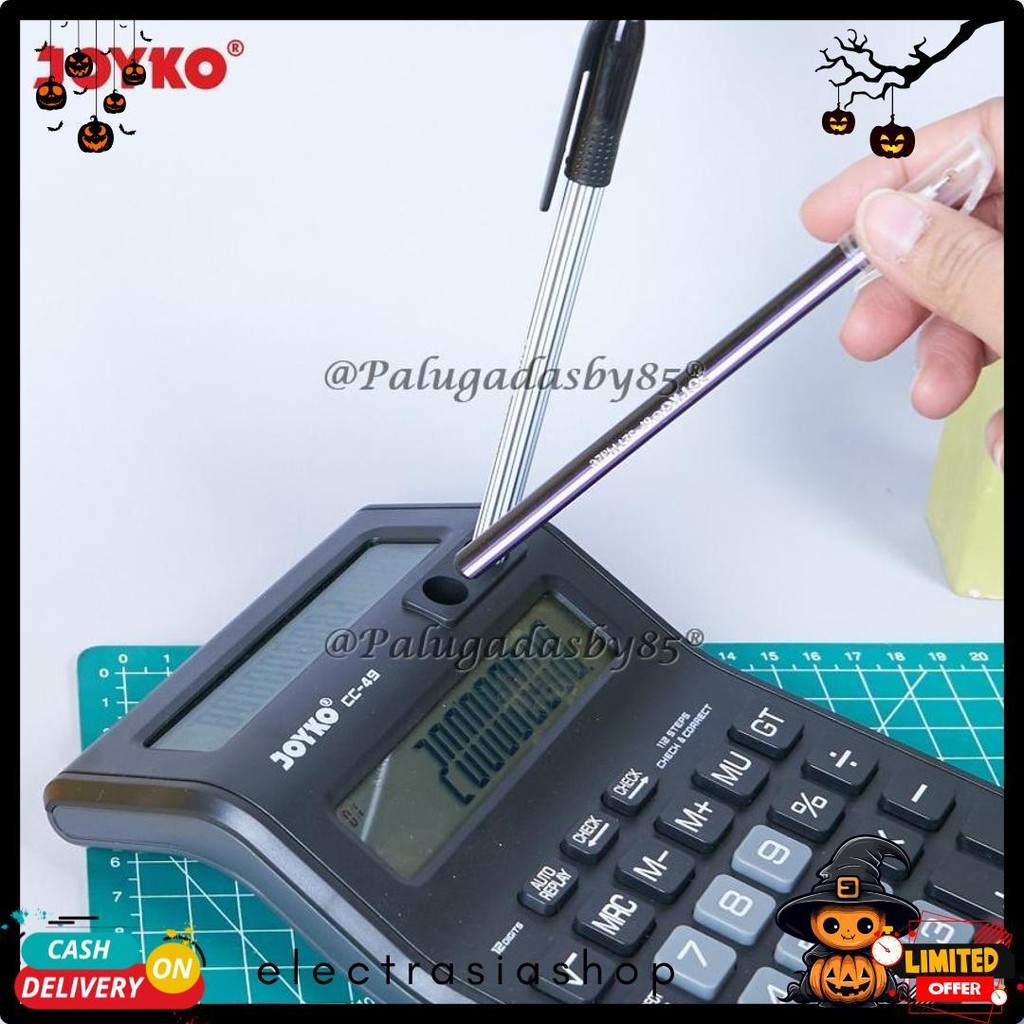 

Kalkulator Joyko Cc-49 12 Digits 2 Display (1 Biji) / Calculator Joyko Cc-49 / Joyko Cc 49 / Cc49 Terlengkap Dan Termurah