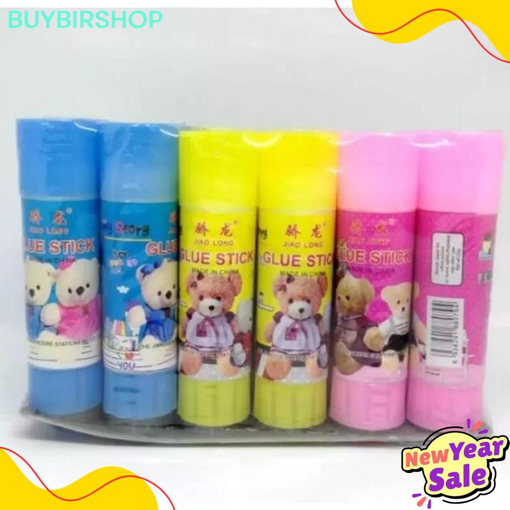 

(24Buah) Lem Stik 10Grm / Glu Stik Kertas Flash Sale! Diskon Hingga 70%