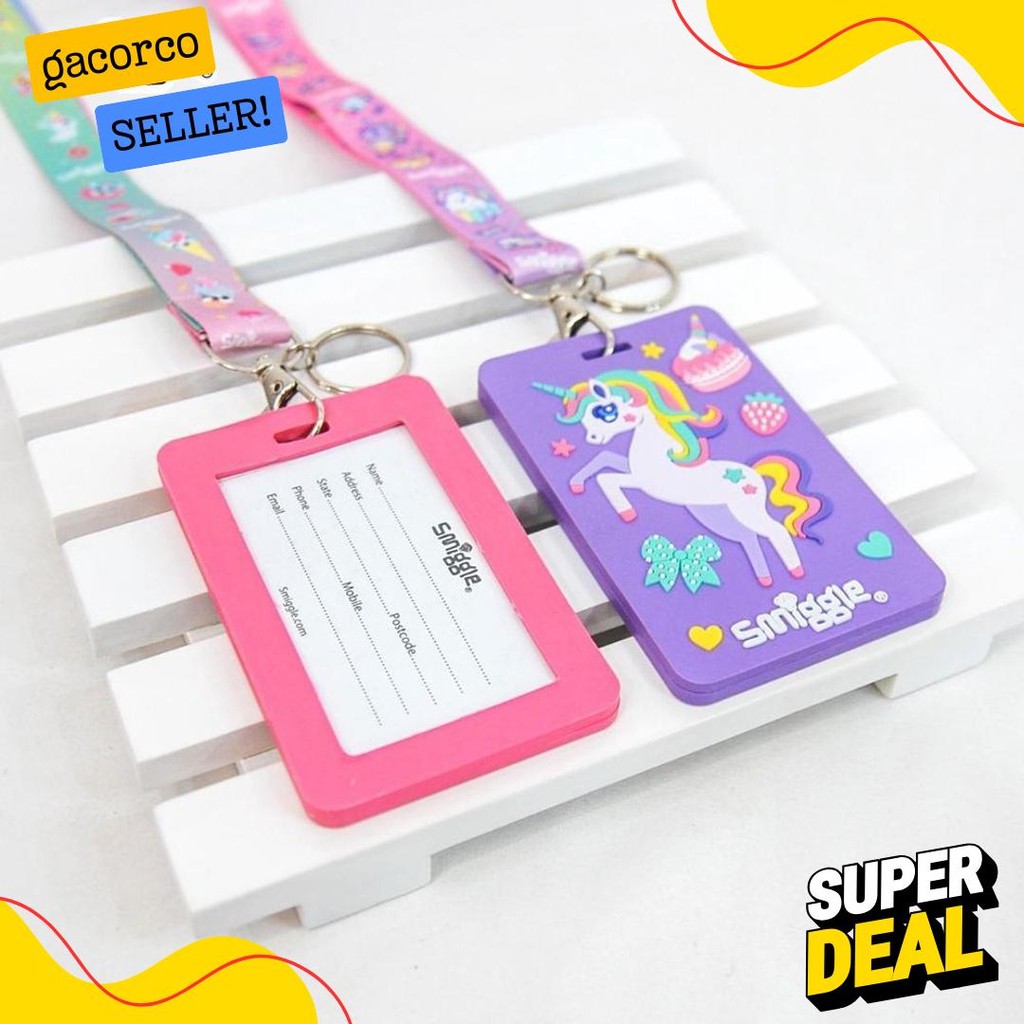 

Smiggle Bag Tag Card Holder Dengan Tali Lanyard Flash Sale! Diskon Hingga 70%