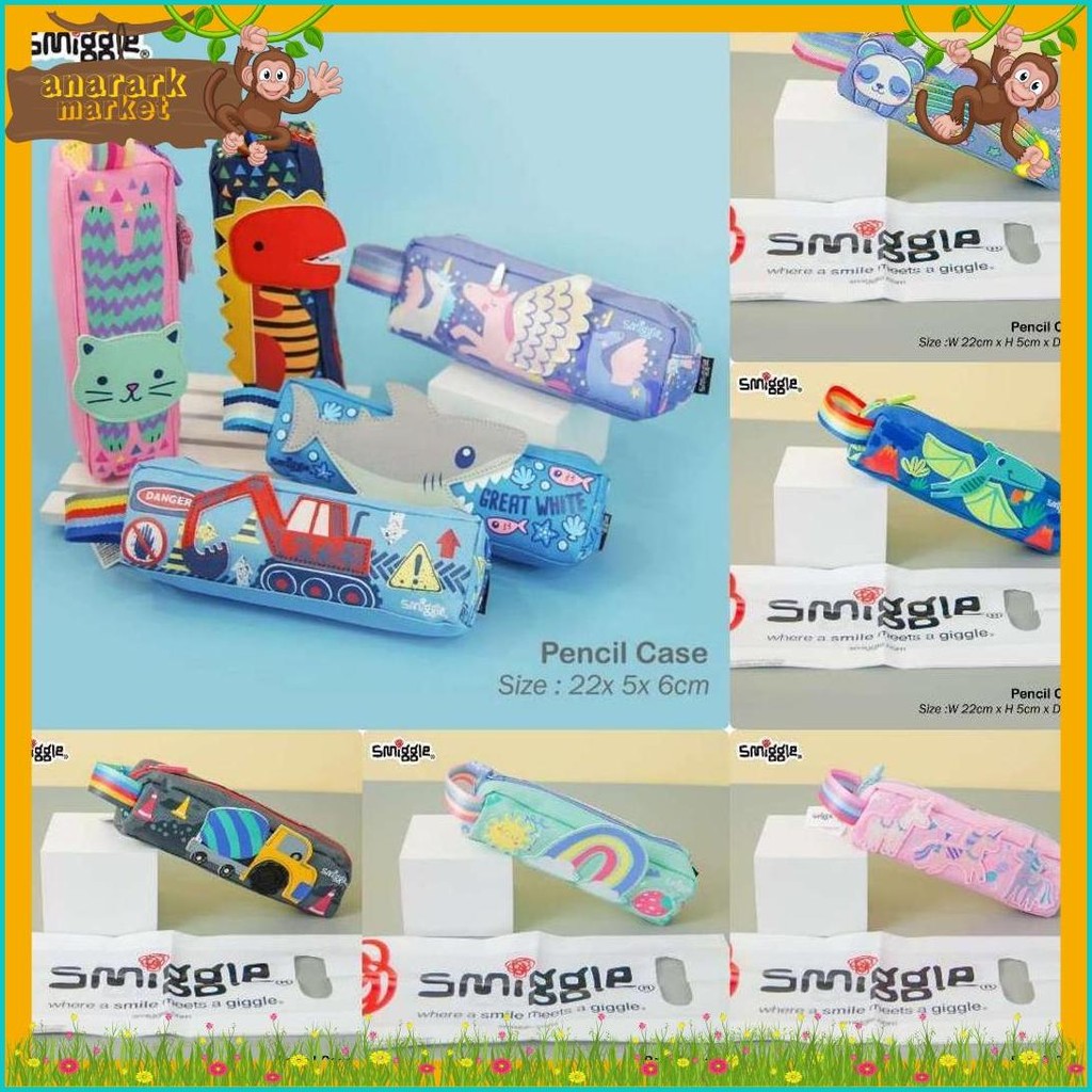 

Pencil Case Kotak Pensil Smiggle 1 Zipper Karakter Diskon