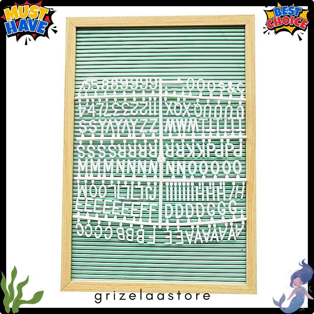 

Letter Board Baby Include Huruf/ Felt Letter Board Set / Letter Board/Papan Nama Bayi /Papan Menu / Dekorasi Rumah Viral 30*40 Cm Diskon