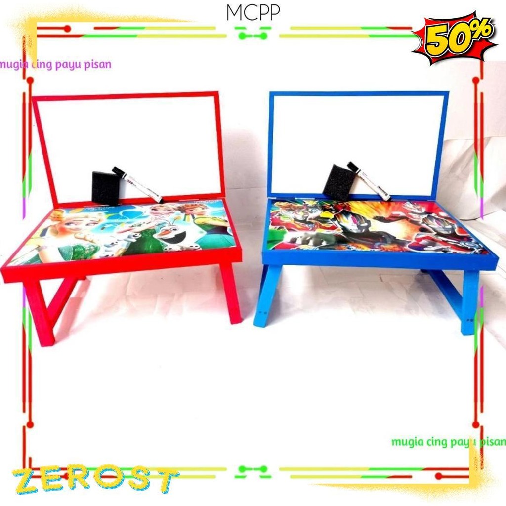 

Meja Belajar Anak Plus Papan Tulis Lipat Karakter Anak Minimalis Gratis Spidol Dan Penghapus Diskon