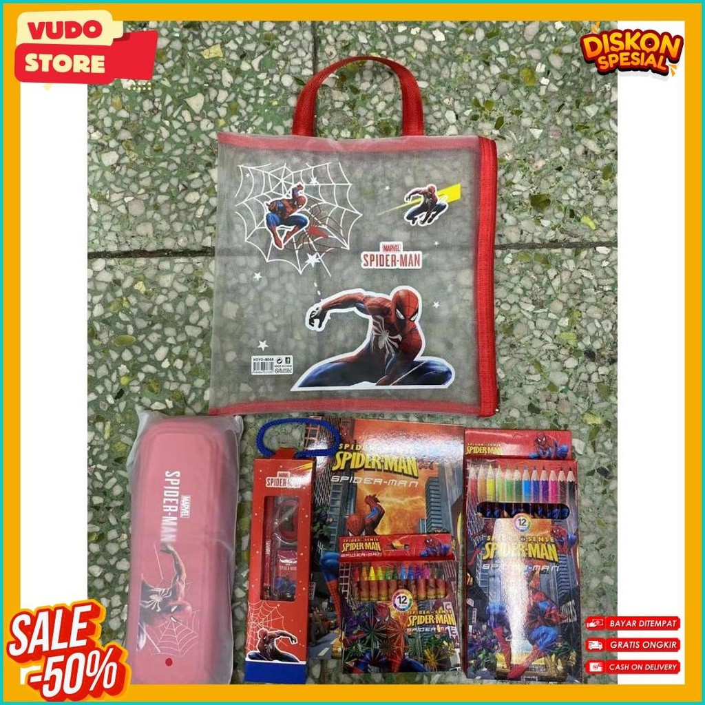 

[Serbalakuofficial](Ktps.11)Kotak Pensil Sett / Study Set Stationery Set Alat Tulis Sekolah Anak Set Atk Motif Diskon Setengah Harga