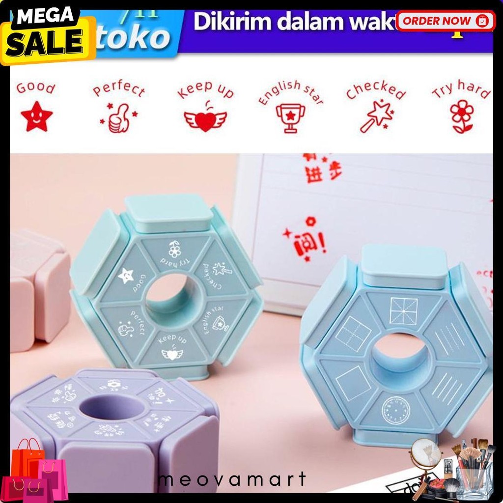 

Stempel Guru Penilaian Bahasa Inggris Teacher Stamp Rewards Sd Tk Anak 6 In 1 Diskon Setengah Harga