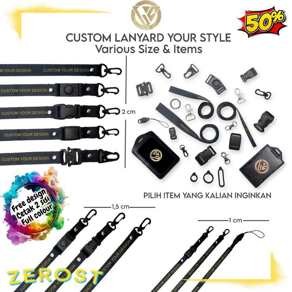 

Lanyard Craft Custom Nama Special Edition Circuit Board V2 Diskon Setengah Harga