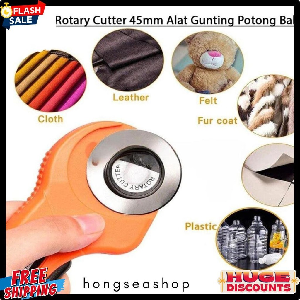 

Rotary Cutter 45Mm / Refill Cutter/ Alat Gunting Potong Bahan Kain Alat Potong Flash Sale! Diskon Hingga 70%