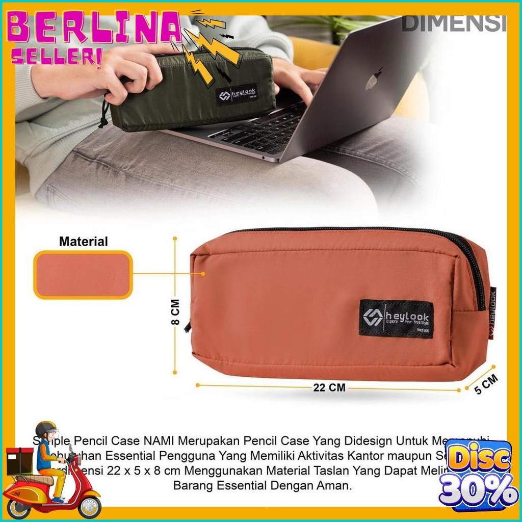 

Heylook Official - Tempat Pensil Nami Kotak Pensil Simple Pencil Case Kostak Anak Atk Sekolah Kuliah Kantor Kerja Flash Sale! Diskon Hingga 70%