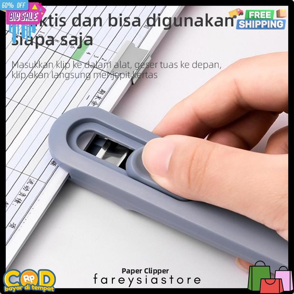 

Nusign Fastener / Binder Clip / Penjepit Kertas Otomatis Gratis 8 Buah Clip Ns085 Flash Sale! Diskon Hingga 70%