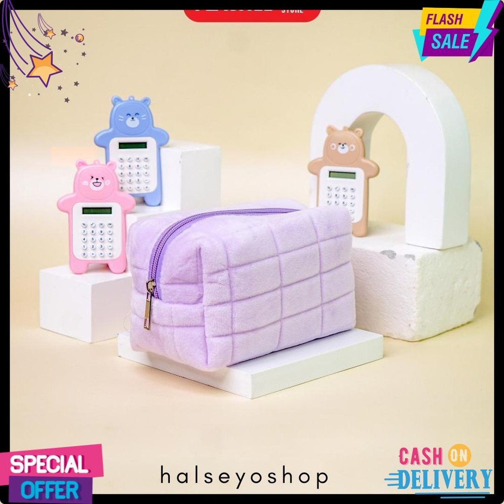 

Flashee Kotak Pensil Aesthetic Korea Bulu Lucu Cloudy Pencil Bag Large Tempat Pensil Sekolah Flashee Muji Style Muat Banyak Kapasitas Besar Multifungsi Terlaris! Produk Ini Banyak Dicari