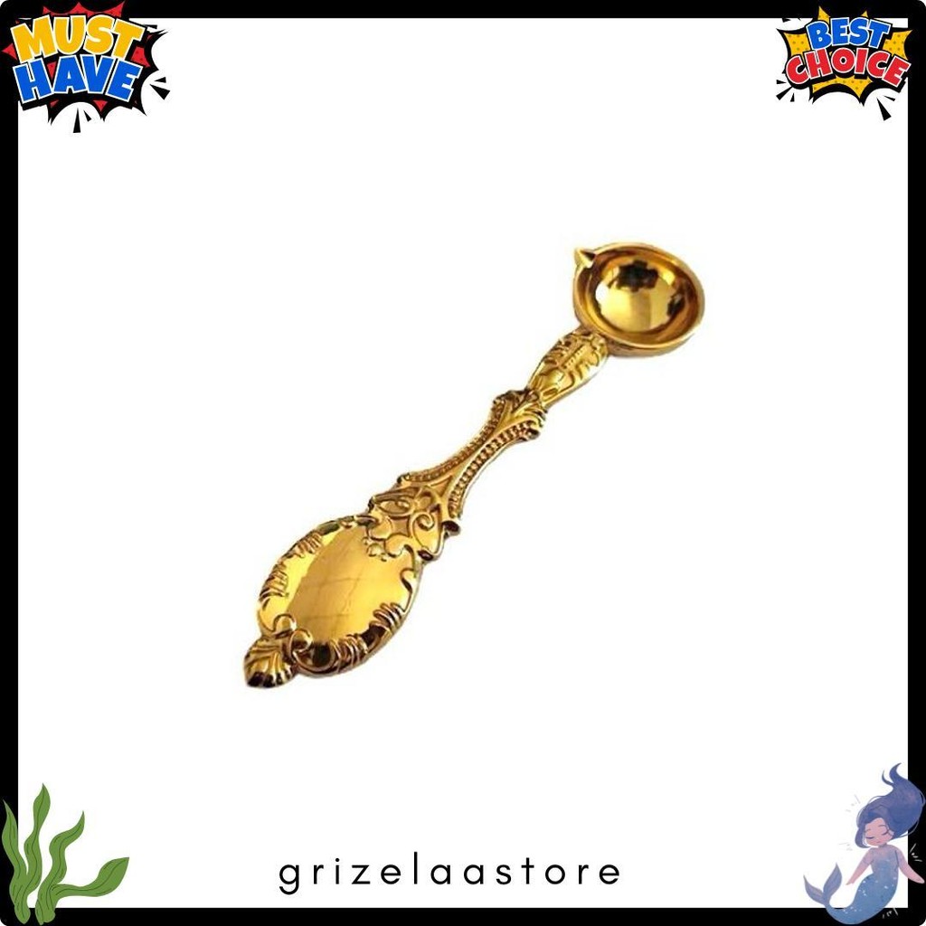 

Sendok Wax Seal Vintage Retro Spoon | Vintage Hard Bronze Spoon / Sendok Hias Peleleh Seal Wax Terlengkap Dan Termurah