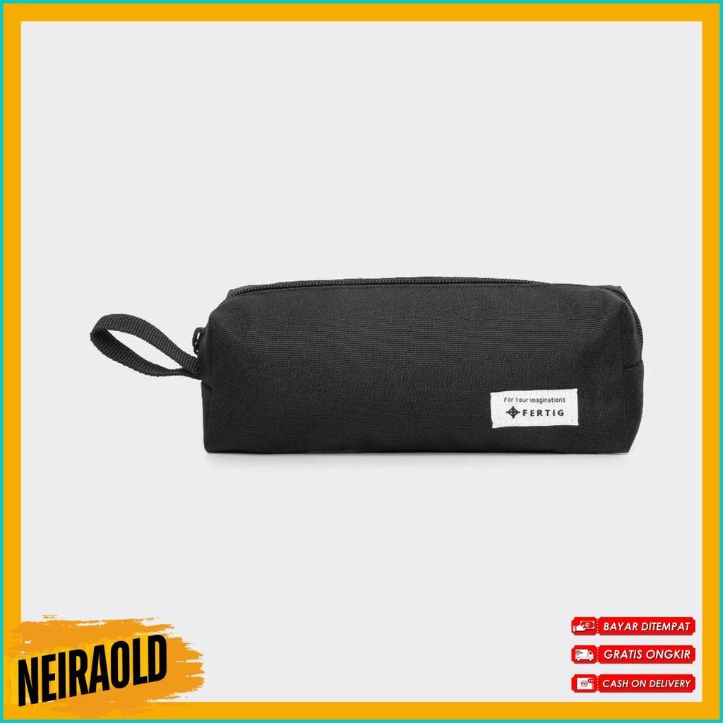 

Fertig - Melbi Black - Pencil Case - Tempat Kotak Pensil - Cocok Untuk Perlengkapan Sekolah/Kantor Terlaris! Produk Ini Banyak Dicari