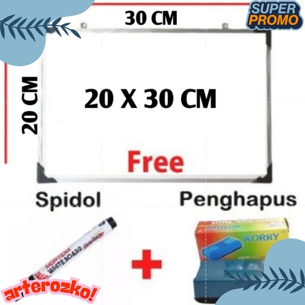 

Papan Tulis Whiteboard 40 X 60 Cm Gratis Spidol Dan Penghapus List Alumunium Terlaris Diskon Setengah Harga