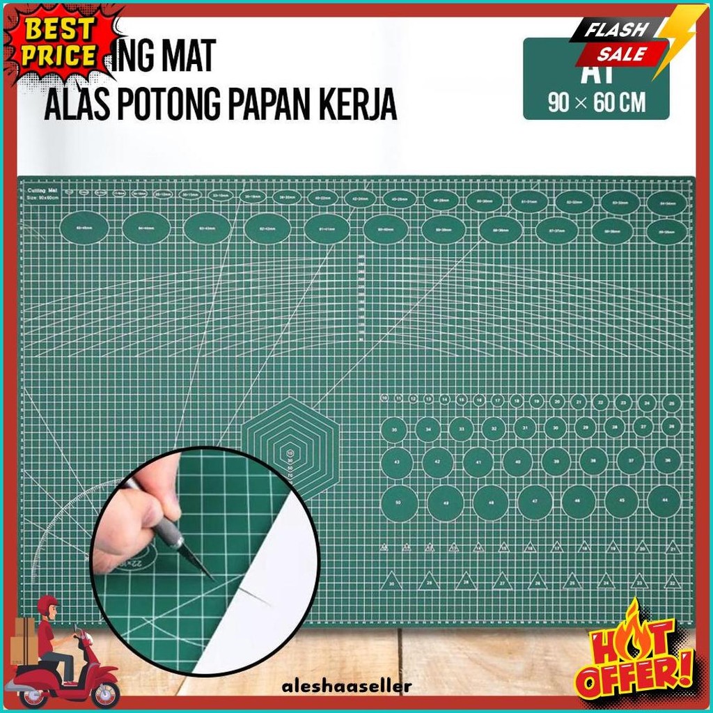 

Working Pad Cutting Mat A1 Alas Potong Papan Kerja A1 90 X 60 Cm Diskon Setengah Harga