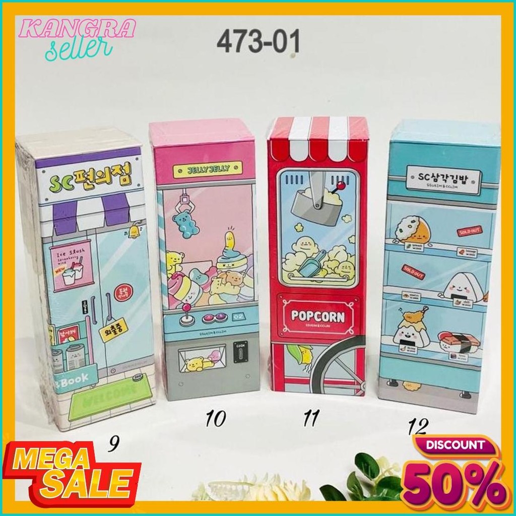 

Hd Kotak Pensil Karton Rak Berdiri Tingkat/Pencil Case/Pencil Box Diskon