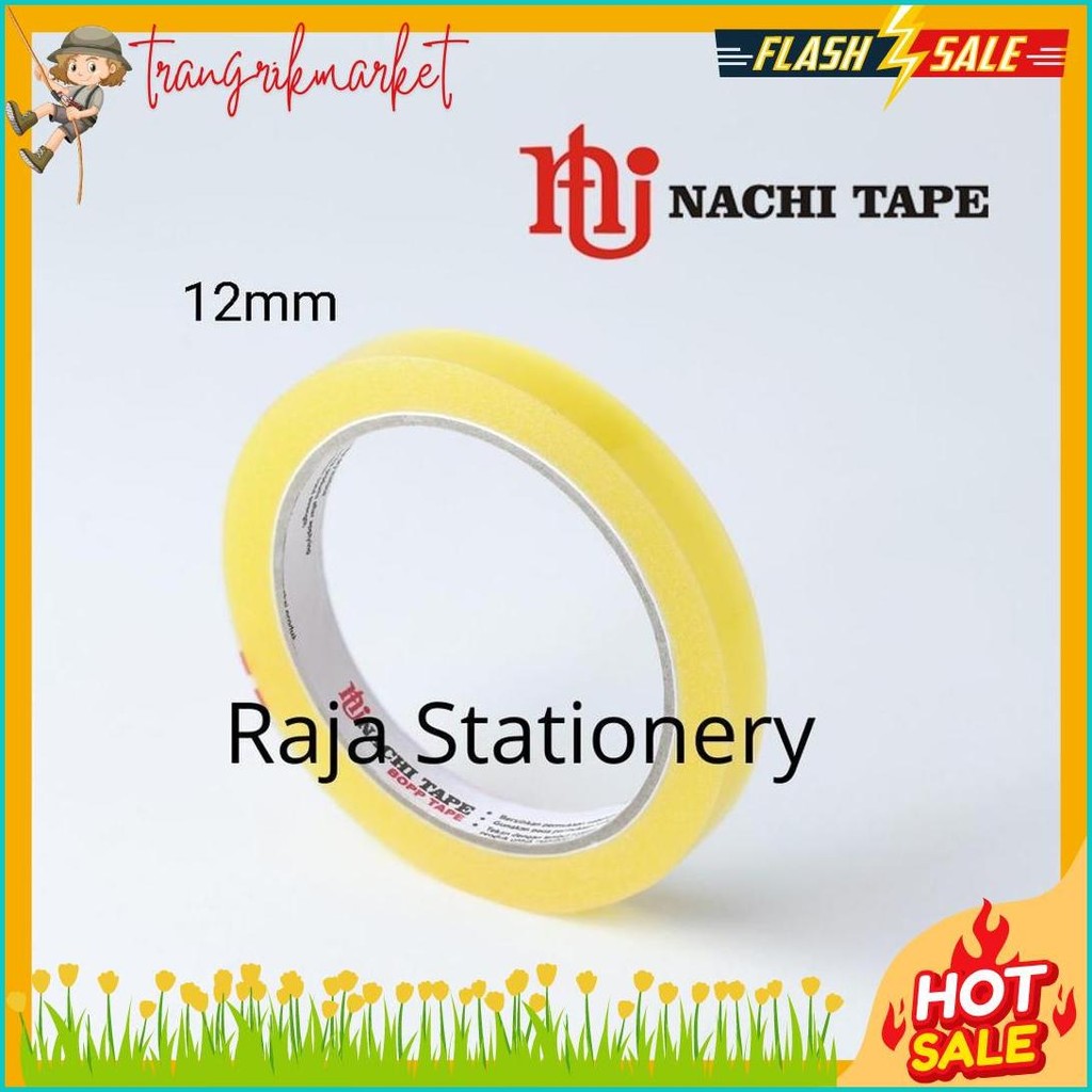 

Nachi Stationery Tape 12Mm 24Mm Selotip Solatip Lakban Solasi Isolasi Nachi [1 Box] Flash Sale! Diskon Hingga 70%