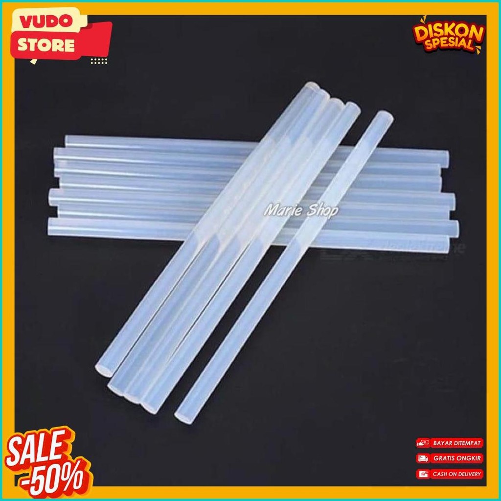 

100 Pc Isi Lem Tembak Refill Glue Stick - Lem Lilin Stick Bakar Perekat Kerajinan Tangan Multifungsi Lem Bakar Diskon Setengah Harga