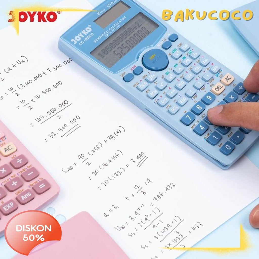 

Joyko Cc-25Co ~ Kalkulator Sekolah Scientific Calculator Color Cc25Co Kuliah Terlaris! Produk Ini Banyak Dicari
