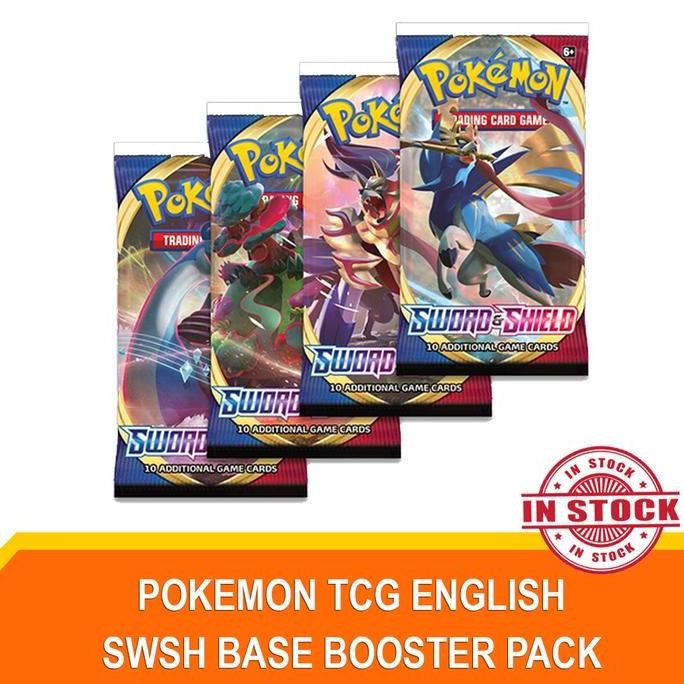 SWORD AND SHIELD BASE BOOSTER PACK SS1 - POKEMON TCG ENGLISH 1404T