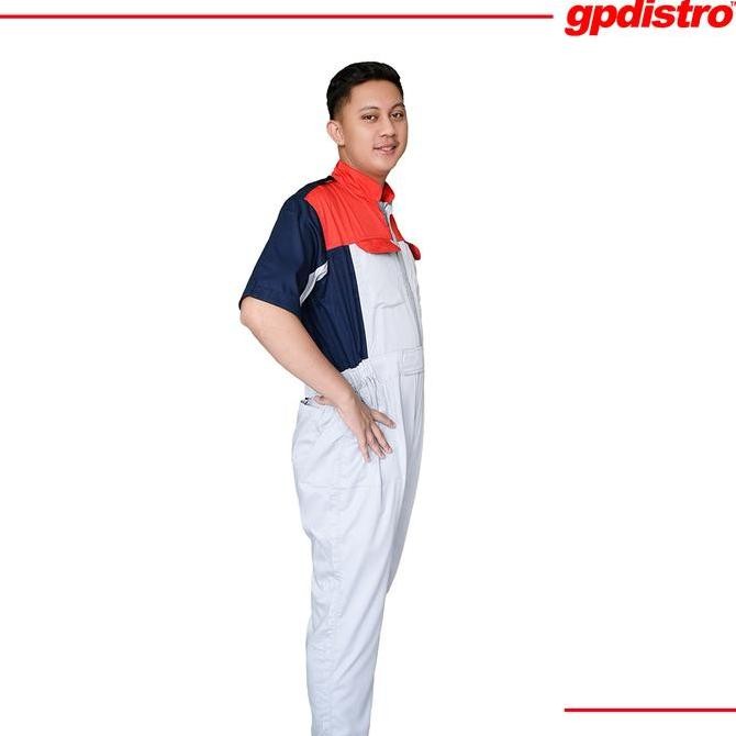 Seragam Wearpack Mekanik Bengkel Daihatsu Bordir Kerja