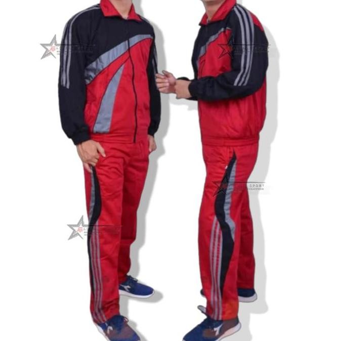 Setelan Jaket Training Olahraga / seragam Olahraga Model jaket Pria Wanita Celana panjang Sport