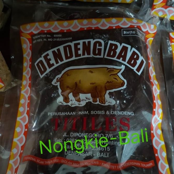 

] Dendeng Babi Titiles 500gr