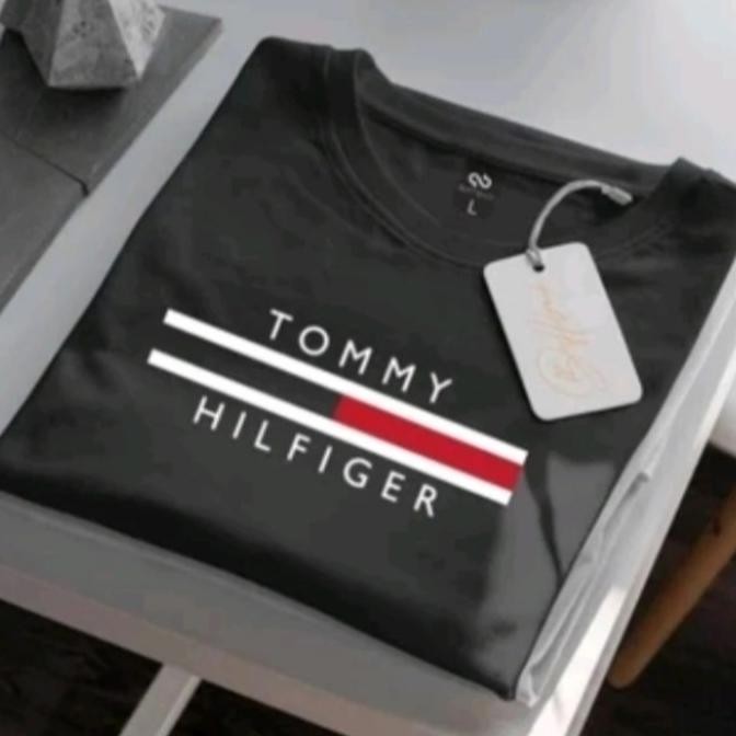 New Kaos Pria/Wanita Lengan Pendek //Kaos Branded //Kaos Tommy//Kaos Oblong Distro//Kaos Branded