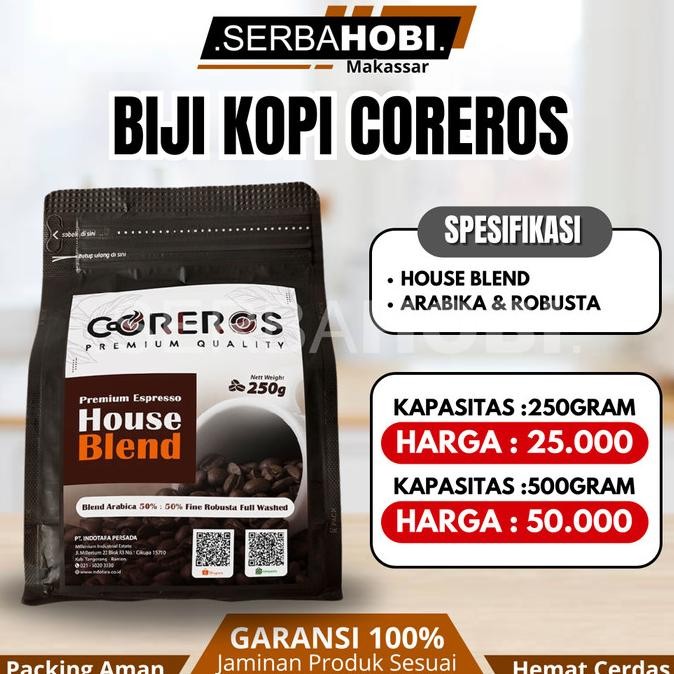 

] Biji Kopi House Blend Premium Arabica Robusta