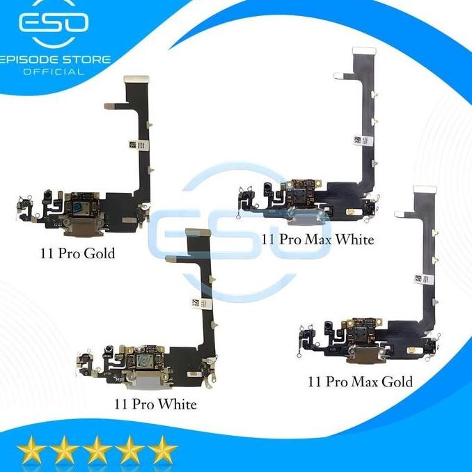 FLEXIBLE KONEKTOR CHARGER / CAS 11 PRO / 11 PRO MAX FULLSET IC NEW 1804T